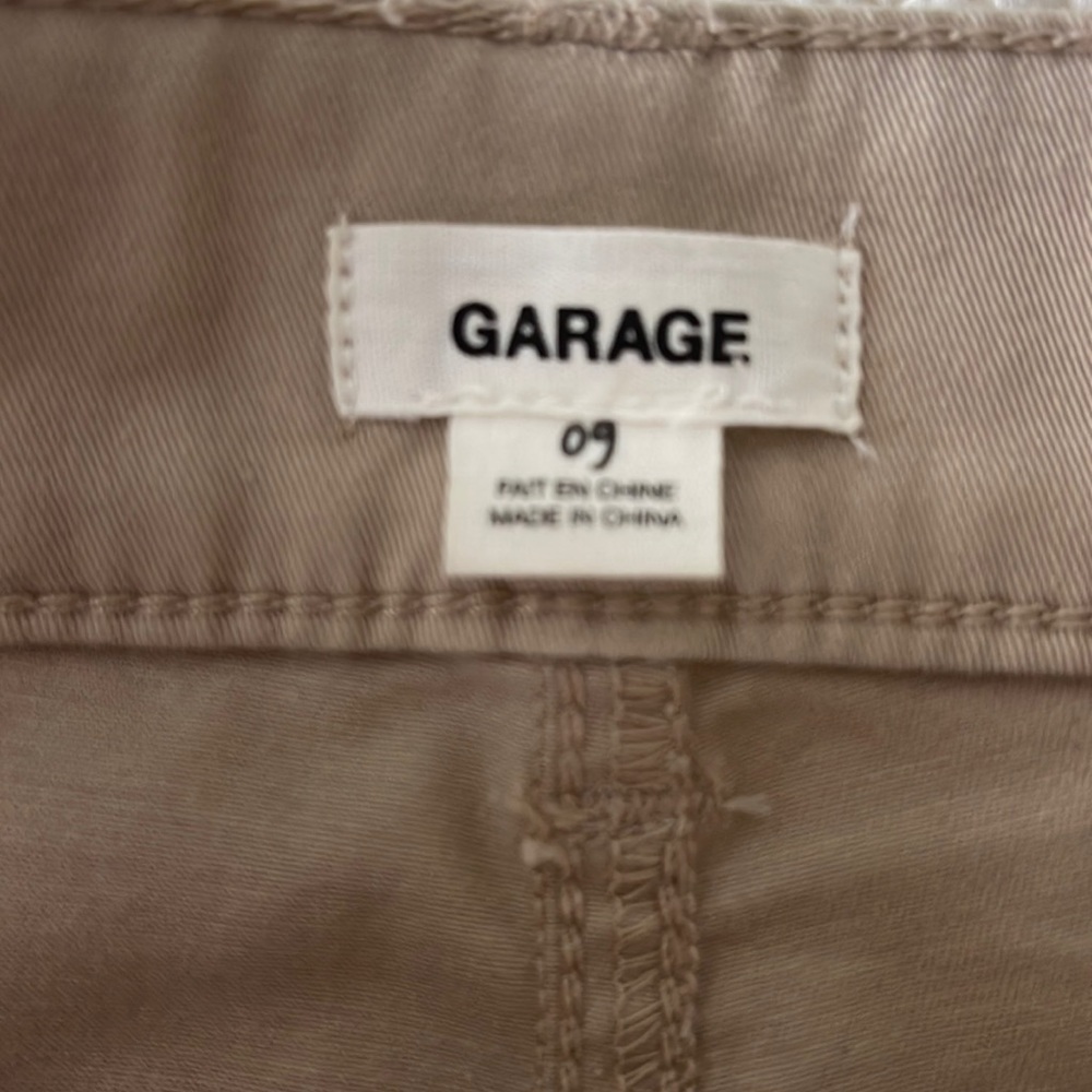 GARAGE Khaki Cargo Shorts - Picture 13 of 15